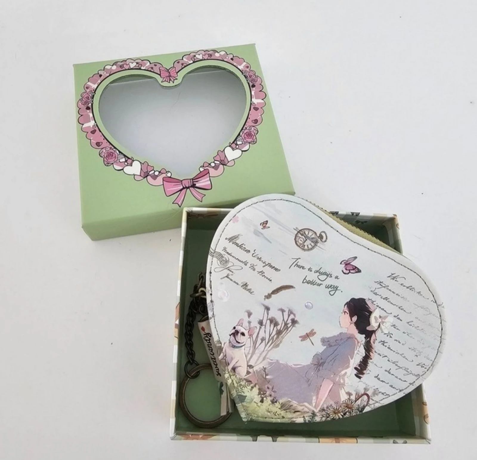 Porta-moedas Sweet Candy coração verde 💚 – photo 5